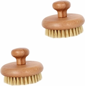 balacoo 2pcs Portable Bathing Brush Sturdy Handle Cleaning Tool for Exfoliating Skin Convenient Shower Brush for Relaxation and Deep Cleansing for Daily Use