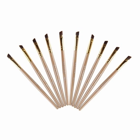 barenx 10 Packs Eyebrow Brush Precision Brow Definer Shader Beauty Cosmetic Tools