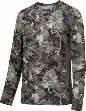 BASSDASH Men's Hunting Camo Performance Long Sleeve Shirt Fishing UPF50  FS13M