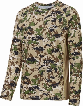 BASSDASH Men's Hunting Camo Performance Long Sleeve Shirt Fishing UPF50  FS13M