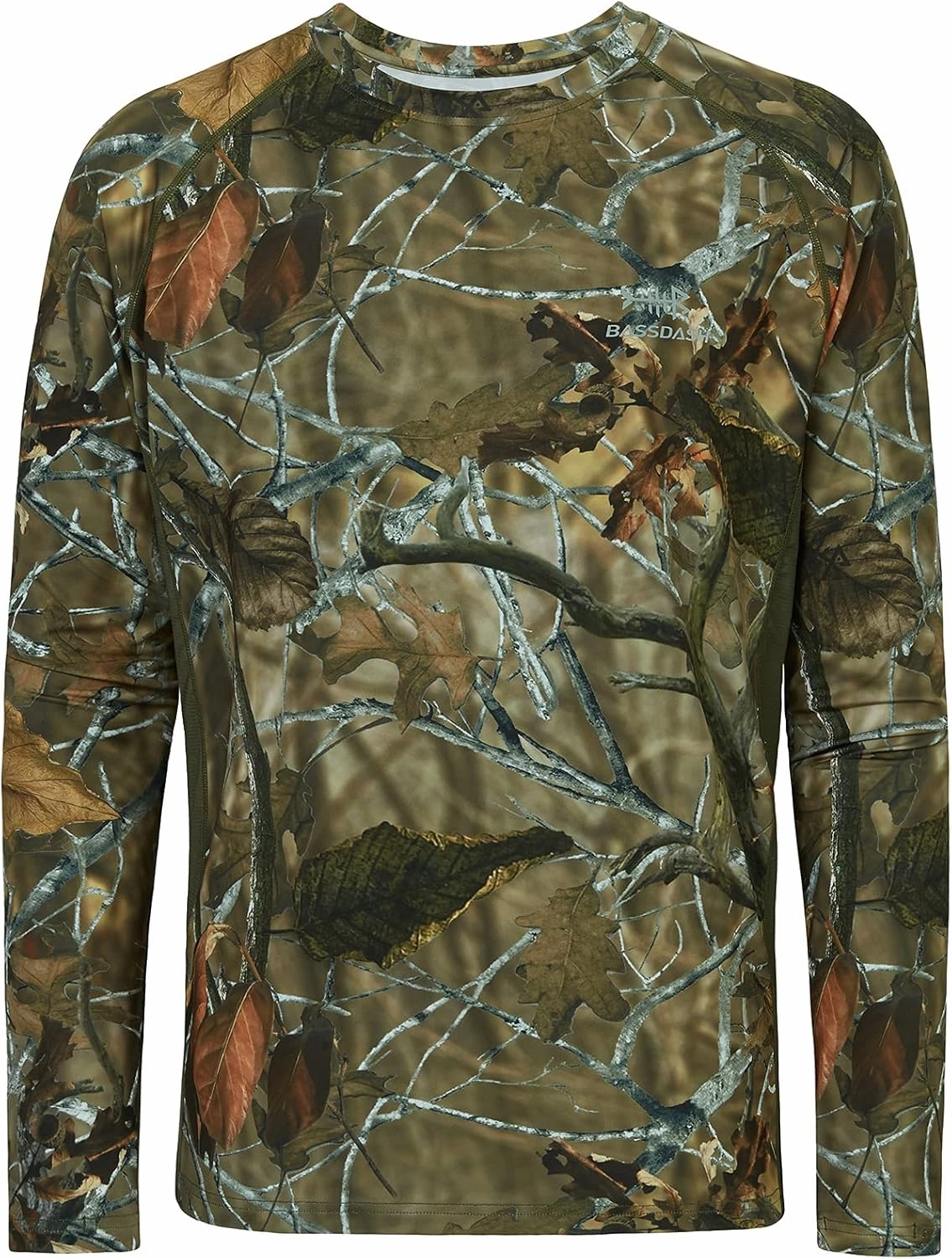 BASSDASH Men's Hunting Camo Performance Long Sleeve Shirt Fishing UPF50  FS13M