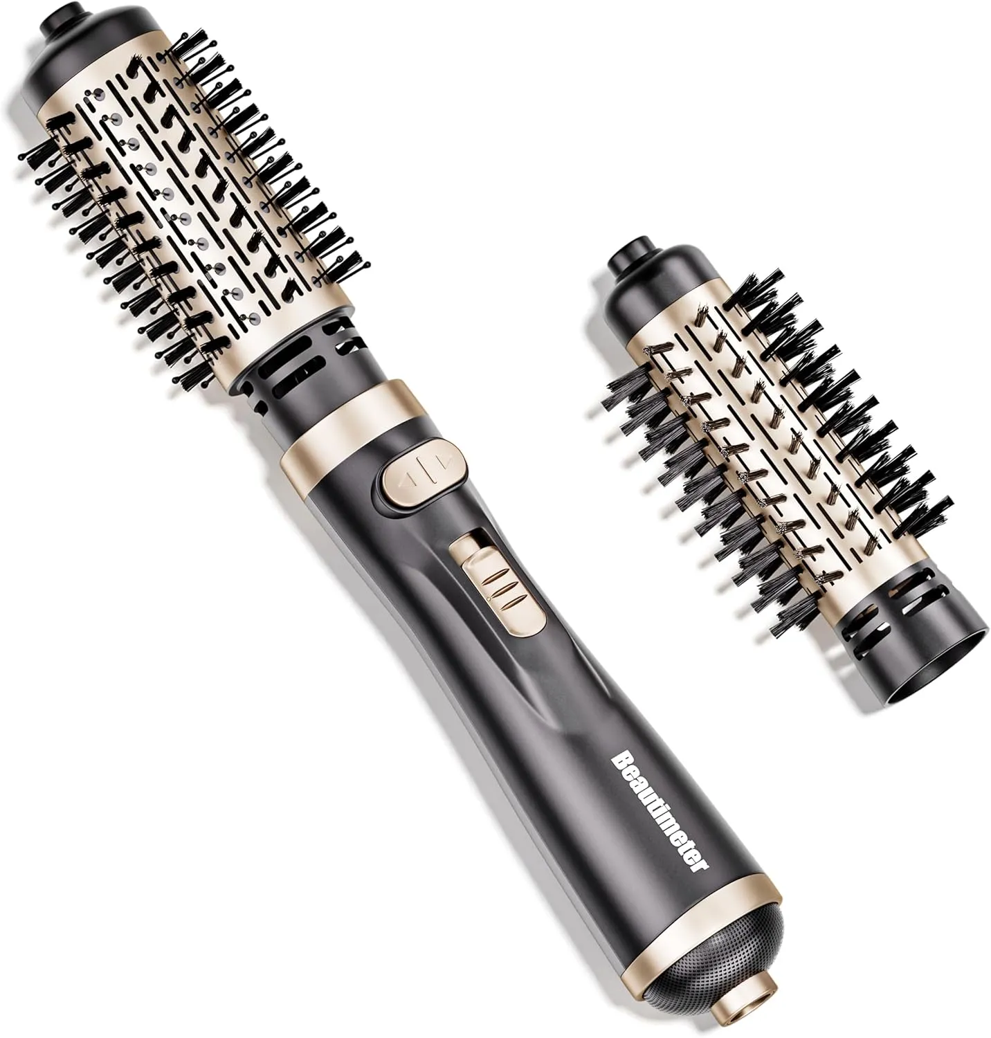 Beautimeter Hair Dryer Brush 3-in-1 Hair Styler: Rotating Blow Dryer Brush with 2-Inch and 1.5-Inch Brushes
