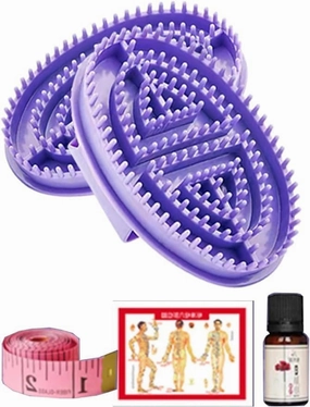 Beauty Salon Professional Custom Meridian Brush, Capricorn Meridian Massage Brush, Meridians Massage Brush, Full Body Relaxation Comb (Purple)