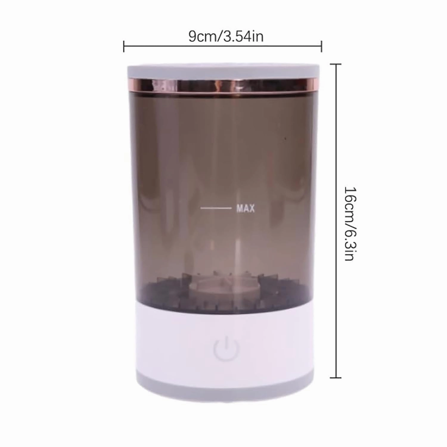 Beauty Swirl Cosmetic Brush Cleaner, Electric Makeup Brush Cleaner, Automatic Electric Makeup Brush Cleaner, Cosmetic Brush Cleaner, 3-In-1 Electric Brush Cleaner One-Click Cleaning (Charging,Black)