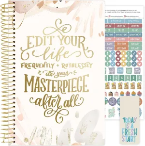 bloom daily planners 2024 Calendar Year Day Planner (January 2024 - December 2024) - 5.5” x 8.25” - Weekly/Monthly Agenda Organizer Book with Stickers & Bookmark - Writefully His