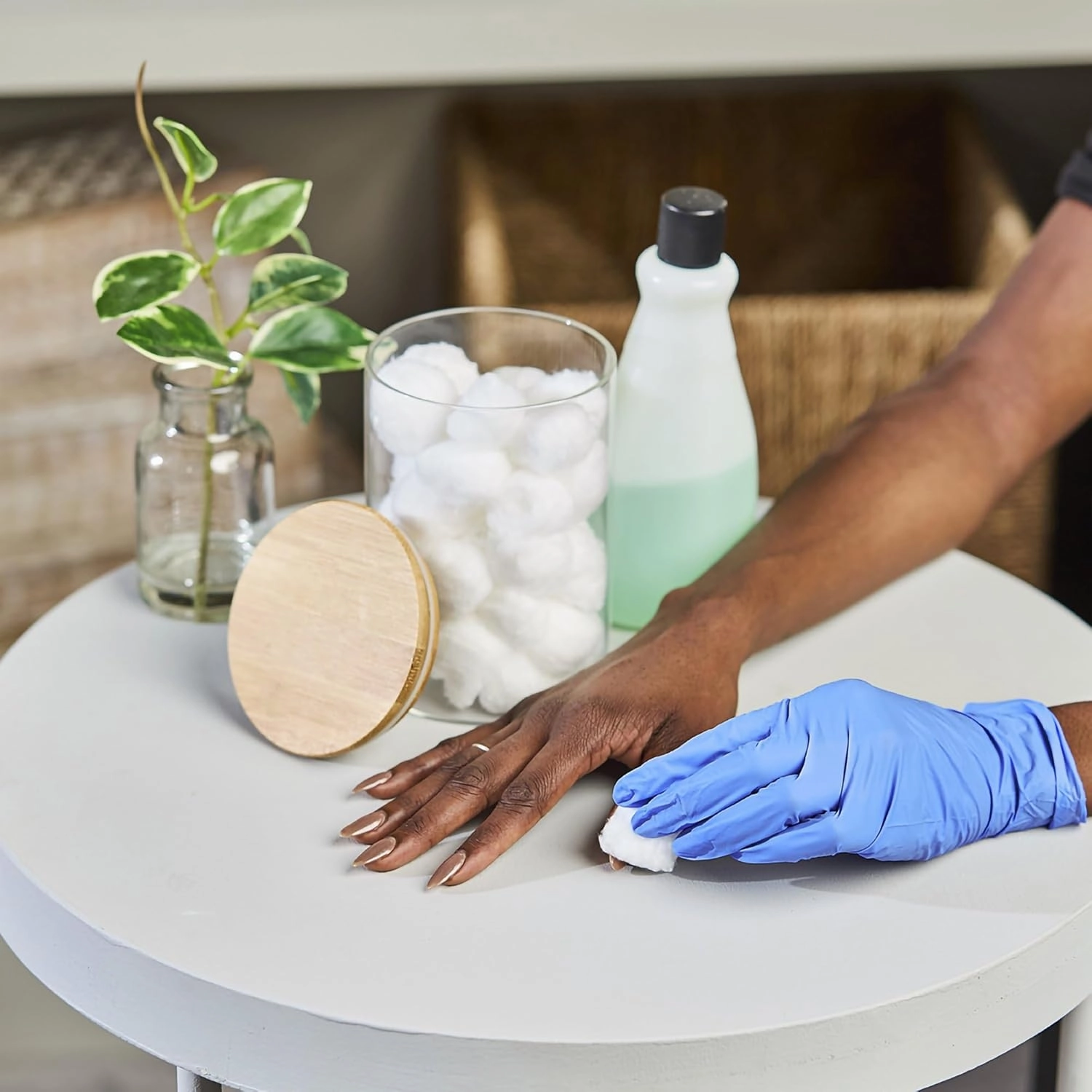 Blue Nitrile Exam Gloves [2000 Count] Disposable, Powder-Free, Latex-Free, Food Safe, Medical Grade, Chemical Resistant, Medium, 200 Count, 10 Boxes