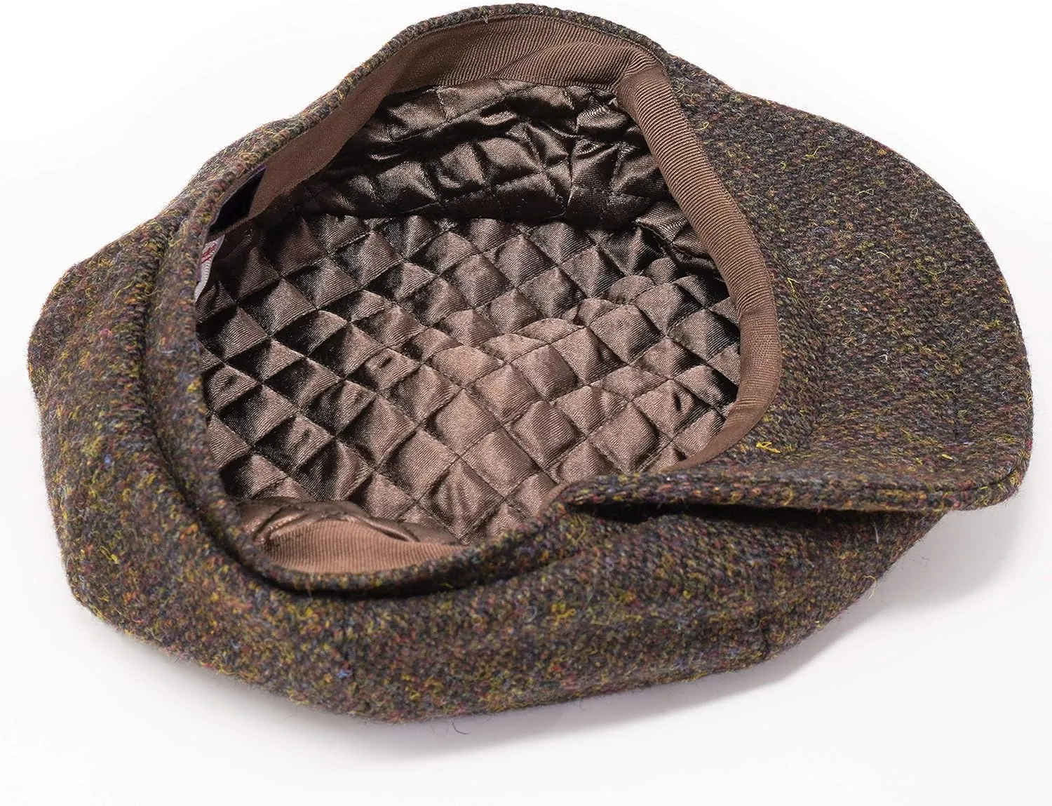 Borges & Scott Lomond Newsboy Cap - 100% Handwoven Wool - Harris Tweed - Water Resistant