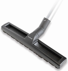 Broan-NuTone CT157B Hard Floor Brush – Central Vacuum Accessories, Extra Wide 14-Inch Brush, Swivel Neck Design, Natural Bristles, Dual Rubber Wheels, Fits Regular Wands with Button Lock