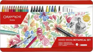 Caran d'Ache Botanisches multiprodukt-set by Julie Thomas   1 Online-Kreativkurs - Ref. 3000.123