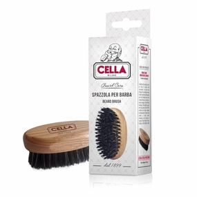 Cella Milano, Boar & Nylon Bristle Beard and Mustache Brush, Hand Made in Italy