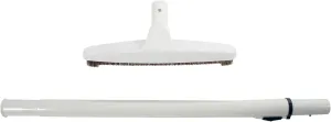 Cen-Tec Systems 96469 Aluminum Telescopic Wand and 12" Natural Fill Floor Brush Vacuum Attachment Set, Gray