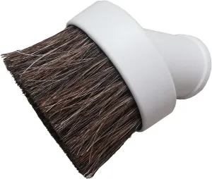 Central Vacuum Round Dusting Brush Attachment Grey Compatible with Vacuflo Beam Nutone Hayden Vacuum Cleaner (2)