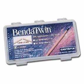 Centrix CE-370105 Benda Twin Double End Style Brush, Pink (Pack of 200)