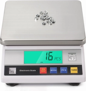 CGOLDENWALL High Precision Digital Accurate Analytical Electronic Balance Laboratory Lab Scale Industrial Weighing and Counting Scale with Counting Function CE 0.1g (3kg, 0.1g)