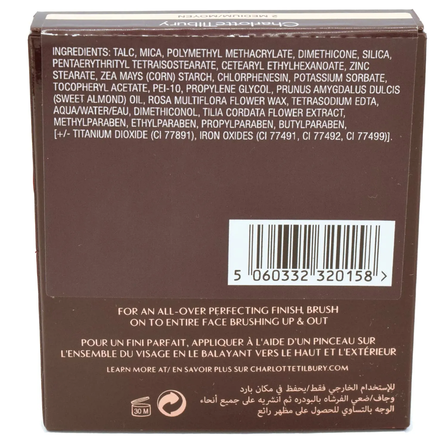 Charlotte Tilbury Airbrush Flawless Finish Skin Perfecting Micro Powder MEDIUM
