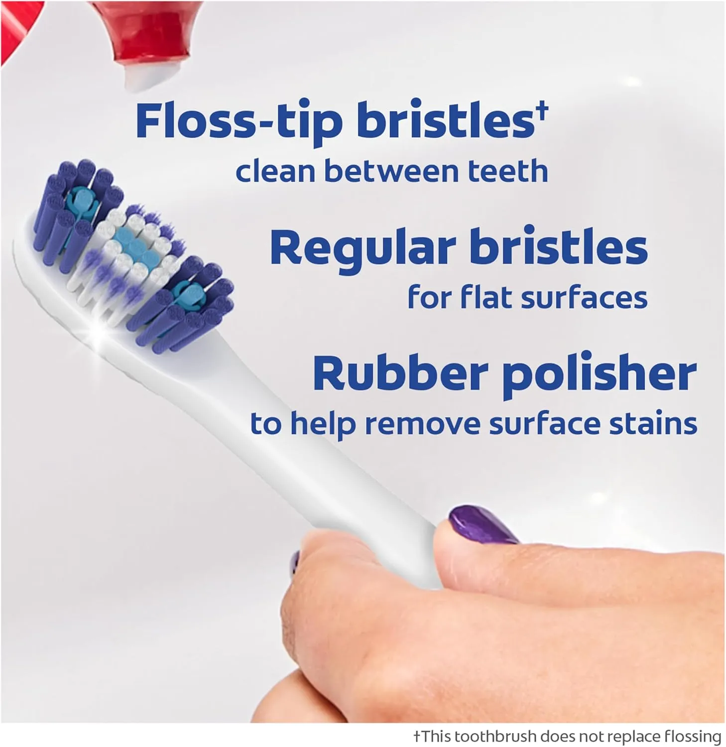 Colgate 360 Floss Tip Sonic Powered Battery Toothbrush, 2 Pack