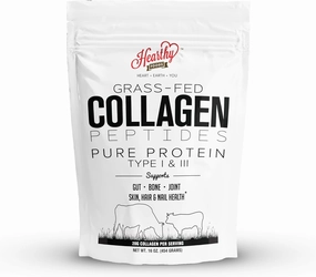 Collagen Powder - 18g Protein - Pure Halal Collagen Peptides Grass Fed Organic Hydrolyzed Powder | Type I and III Unflavoured Keto Friendly Gluten Free No Sugar Non GMO 16 Oz