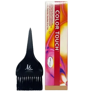 Color Touch 7/43 Medium Blonde/Red Gold Hair Color 2 Oz and M Hair Designs Tint Brush (Bundle)