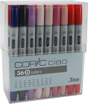 Copic Marker Copic Ciao Markers Set of 36, Color Set D