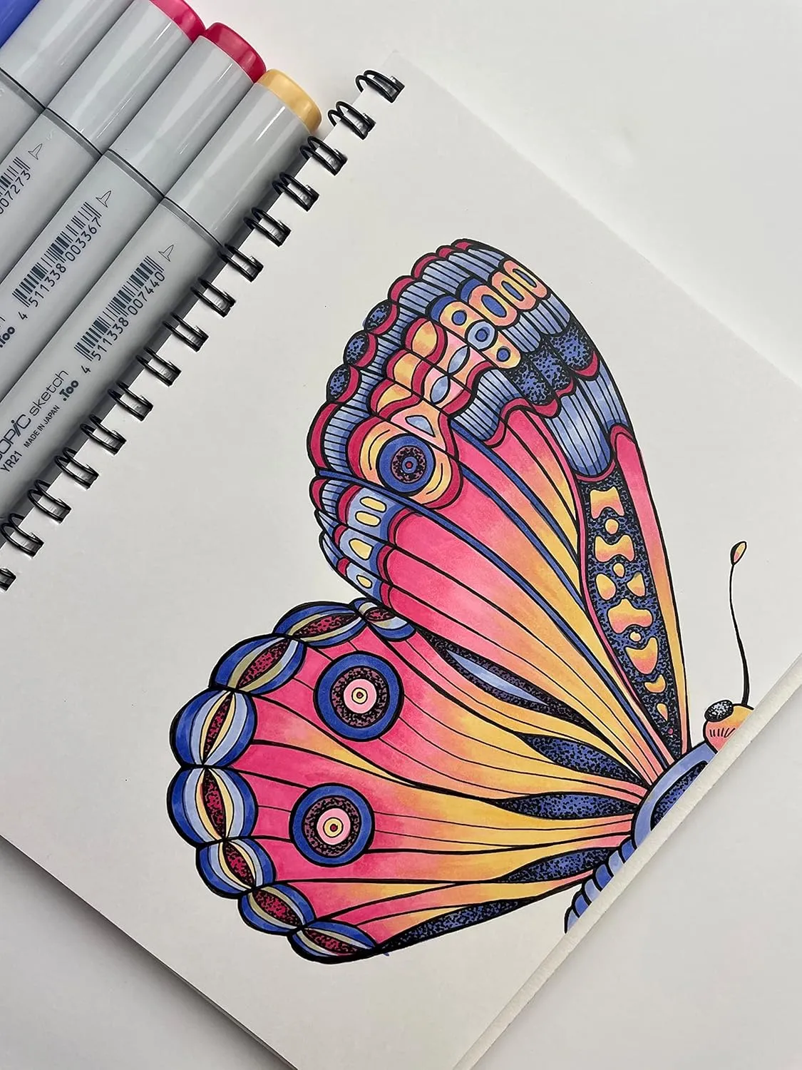 Copic Sketch, Ultra-blendable Alcohol Markers, 72pc Set A