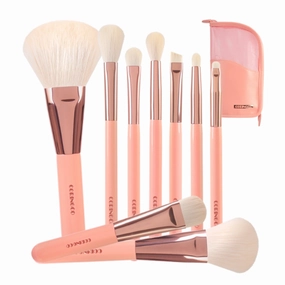 Coringco Rose Book Watercolor Brush Set 9PCS (  Pouch)
