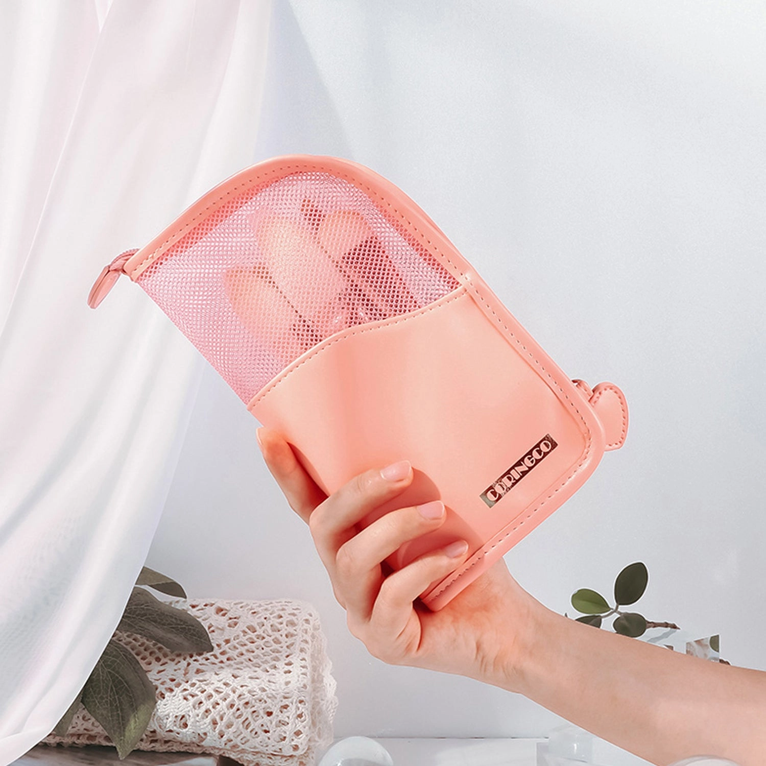 Coringco Rose Book Watercolor Brush Set 9PCS (  Pouch)