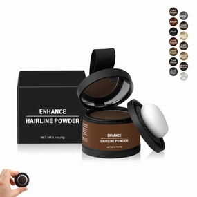Covrix Instant Hair Powder, Covrix Hair Powder for Women and Men, Fills in Hairline, Easy to Apply and Color (Ash Brown)