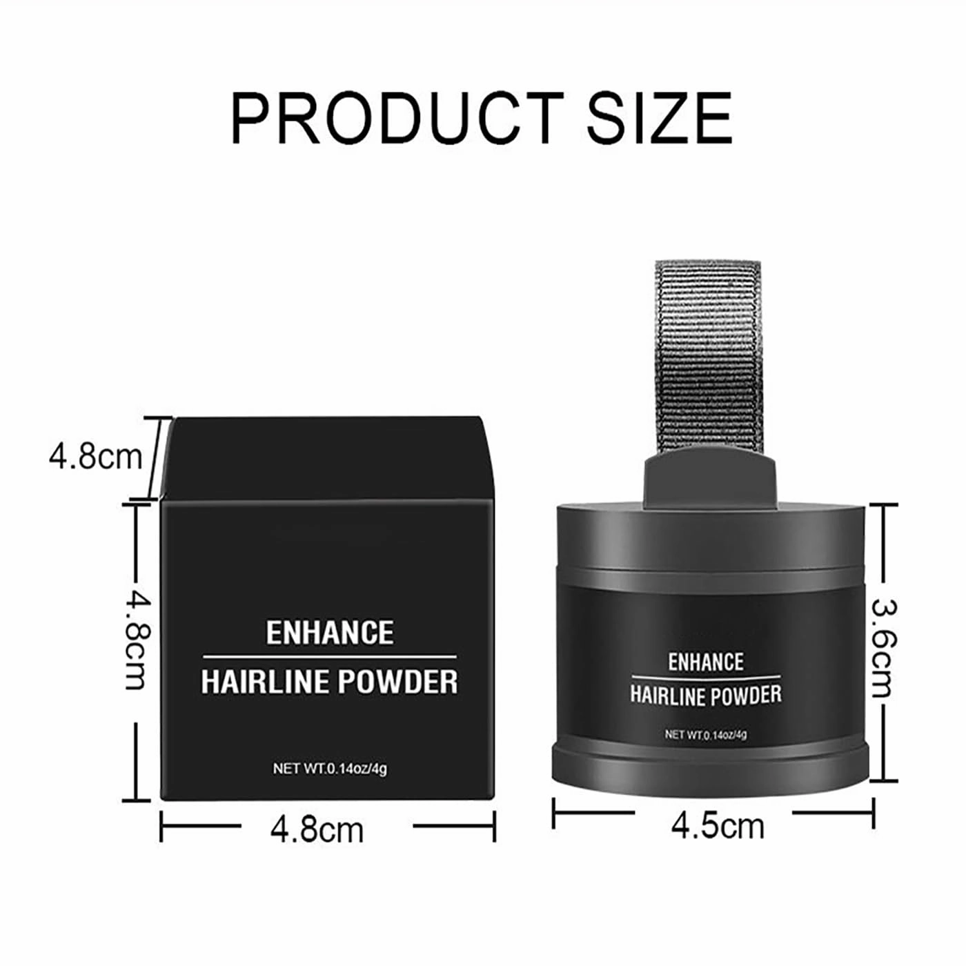 Covrix Instant Hair Powder, Covrix Hair Powder for Women and Men, Fills in Hairline, Easy to Apply and Color (Ash Brown)