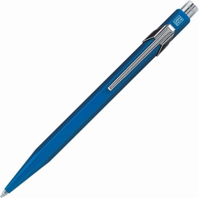 CREATIVE ART MATERIALS Caran D'ache Ballpoint Pen Metal Blue (849.160)