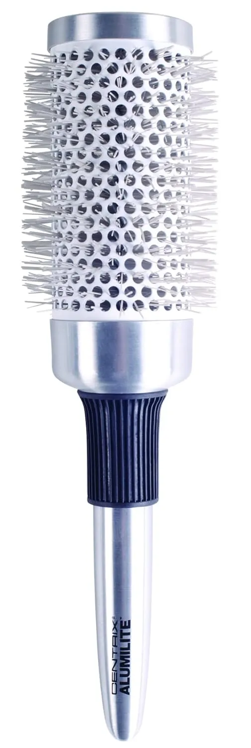 Cricket Centrix Alumilite 53mm Thermal Hair Round Brush for Blow Drying, Curling, Styling, Ceramic Barrel Thermal Brush Anti-Static Anti-Frizz for All Hair Types