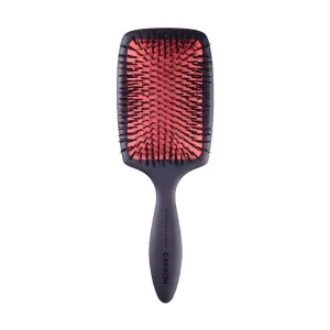 Cricket Centrix Large Carbon Paddle Hair Brush for Styling, Detangling, Blow Drying and Styling All Hair Types, Anti-static, High Heat, Boar Bristles, Great for Travel, Large
