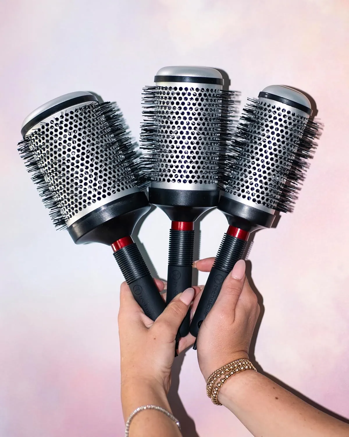 Cricket Technique Thermal Hair Brush #390 2” for Curling, and Styling – Heat-Retaining Barrel with Anti-Static Tourmaline Bristles, Round Thermal Brush, Ideal for All Hair Types