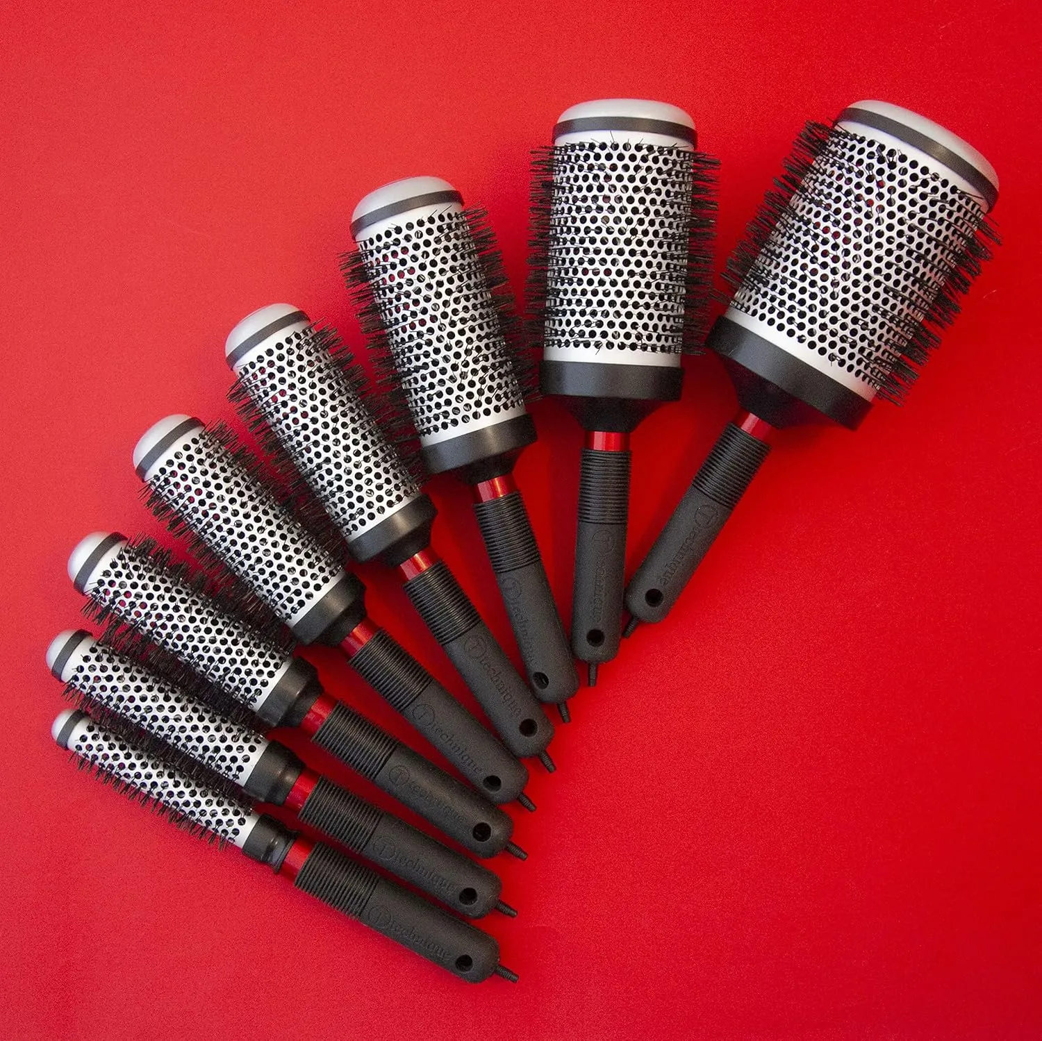 Cricket Technique Thermal Hair Brush #390 2” for Curling, and Styling – Heat-Retaining Barrel with Anti-Static Tourmaline Bristles, Round Thermal Brush, Ideal for All Hair Types