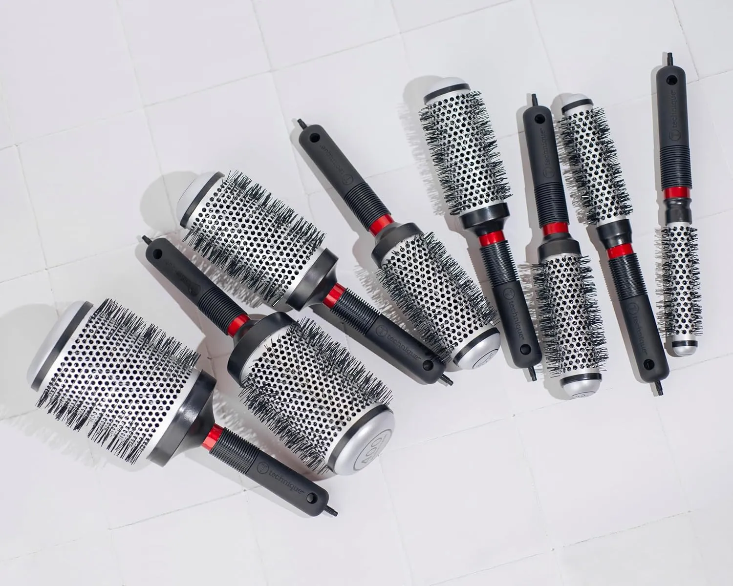 Cricket Technique Thermal Hair Brush #390 2” for Curling, and Styling – Heat-Retaining Barrel with Anti-Static Tourmaline Bristles, Round Thermal Brush, Ideal for All Hair Types