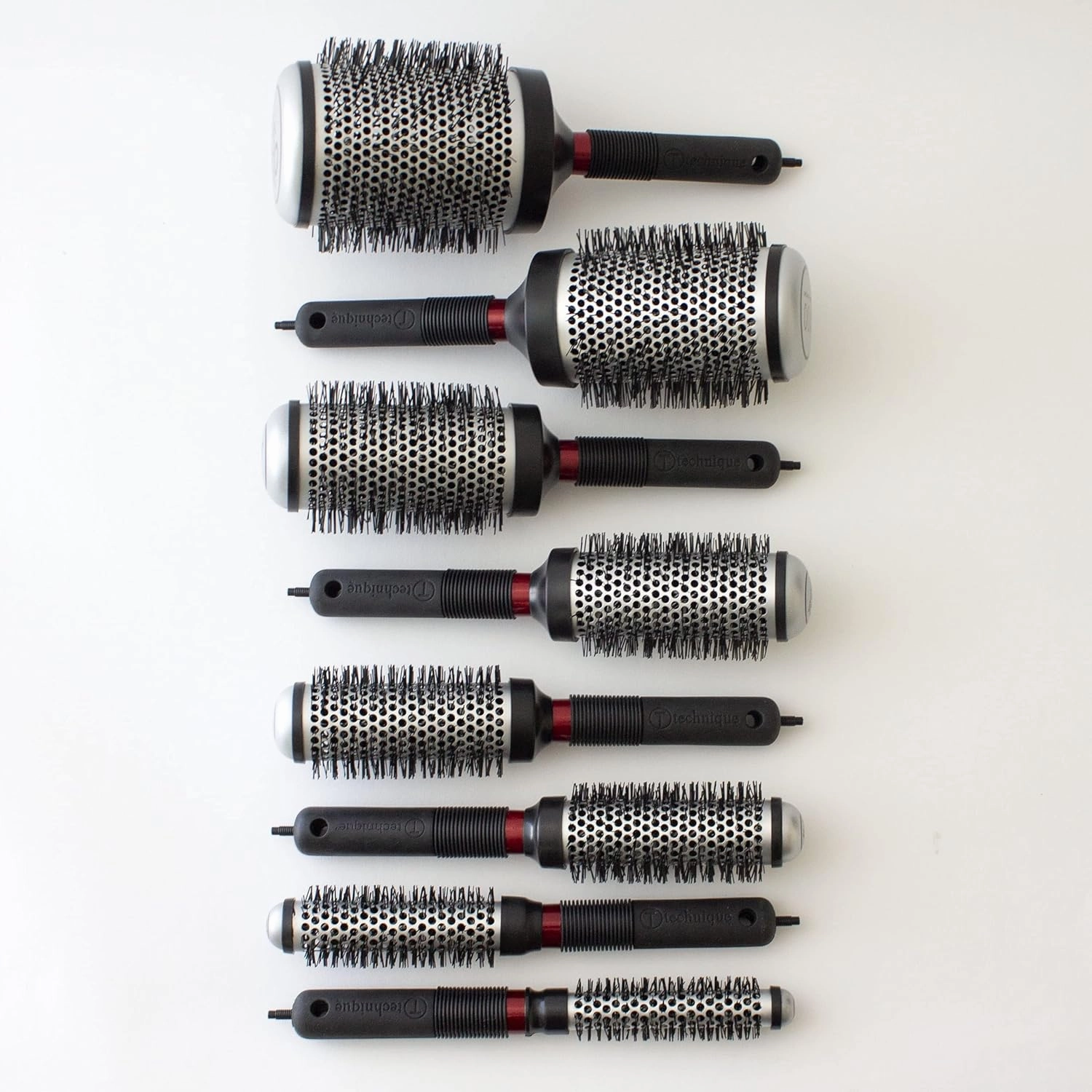Cricket Technique Thermal Hair Brush #330 1.25” for Curling, and Styling – Heat-Retaining Barrel with Anti-Static Tourmaline Bristles, Round Thermal Brush, Ideal for All Hair Types