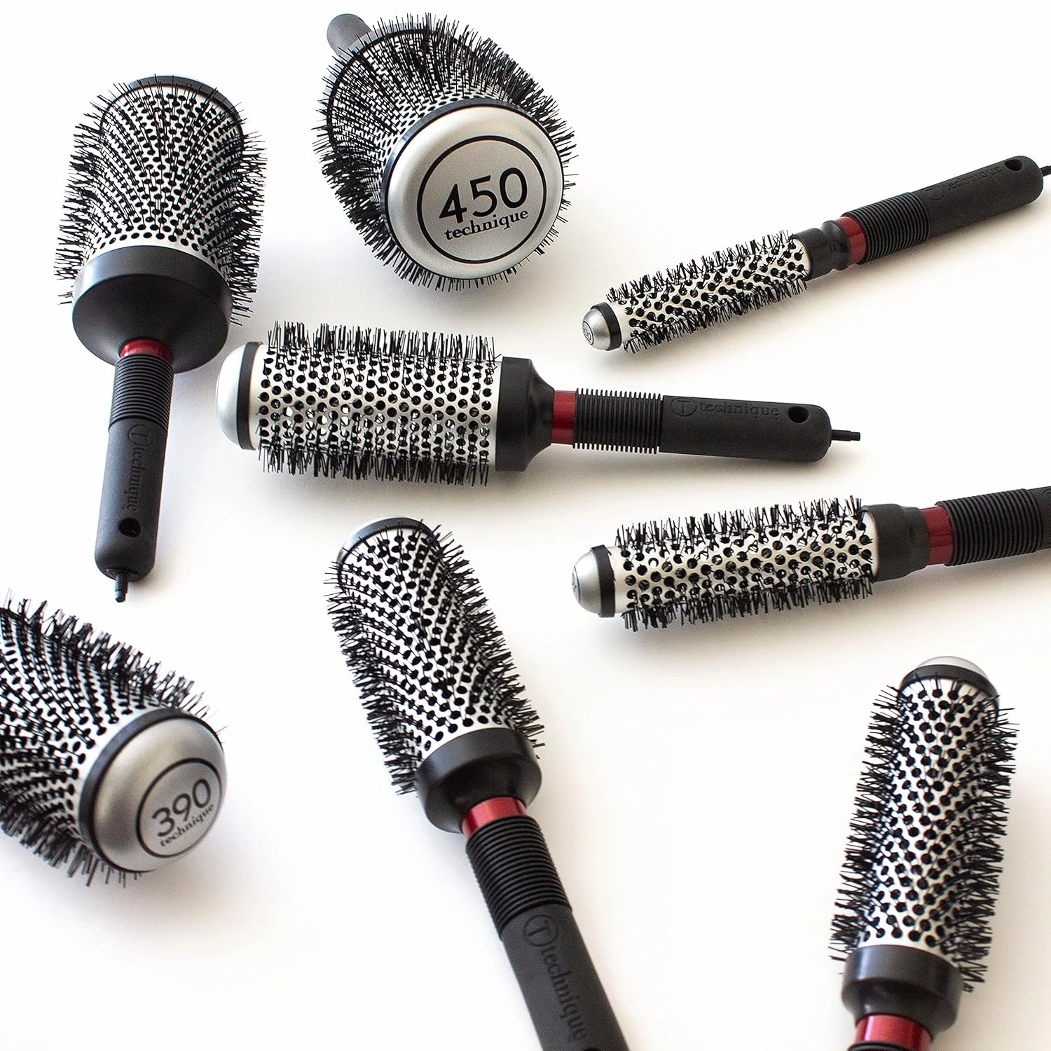 Cricket Technique Thermal Hair Brush #400 2.5” for Curling, and Styling – Heat-Retaining Barrel with Anti-Static Tourmaline Bristles, Round Thermal Brush, Ideal for All Hair Types