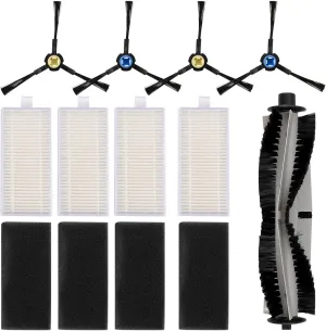 Cut Price Roller Side Brush HEPA Filter，Compatible for ILIFE，T20s Robot Vacuum Vacuum Cleaner Replacement Spare Parts