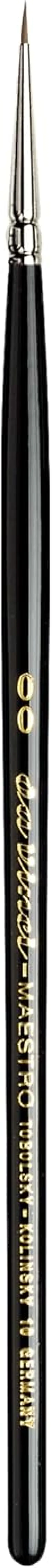 da Vinci Watercolor Series 10 Maestro Paint Brush, Round Kolinsky Red Sable, Size 2/0