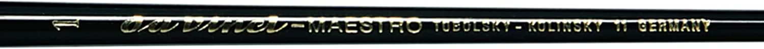 da Vinci Watercolor Series 11 Maestro Paint Brush, Fuller English Round Kolinsky Red Sable, Size 1