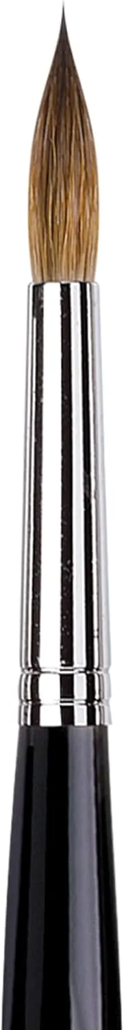 da Vinci Watercolor Series 35 Maestro Paint Brush, Round Long Taper Kolinsky Red Sable, Size 8