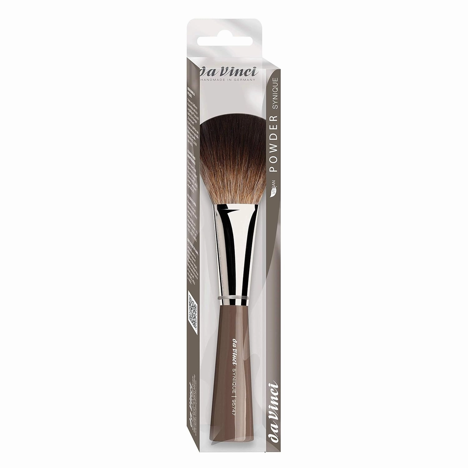 da Vinci Cosmetics Series 95747 Synique Powder Brush, Oval Synthetic, Tall Handle, 2.36 Ounce