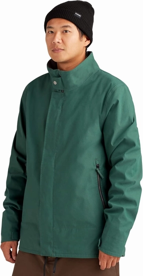Dakine A-1 Insulated Canvas Winter Snowboard Jacket, Fir Green, Medium