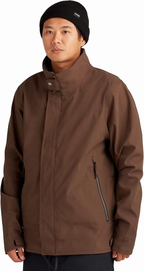 Dakine A-1 Insulated Canvas Winter Snowboard Jacket, Russet Brown, Medium