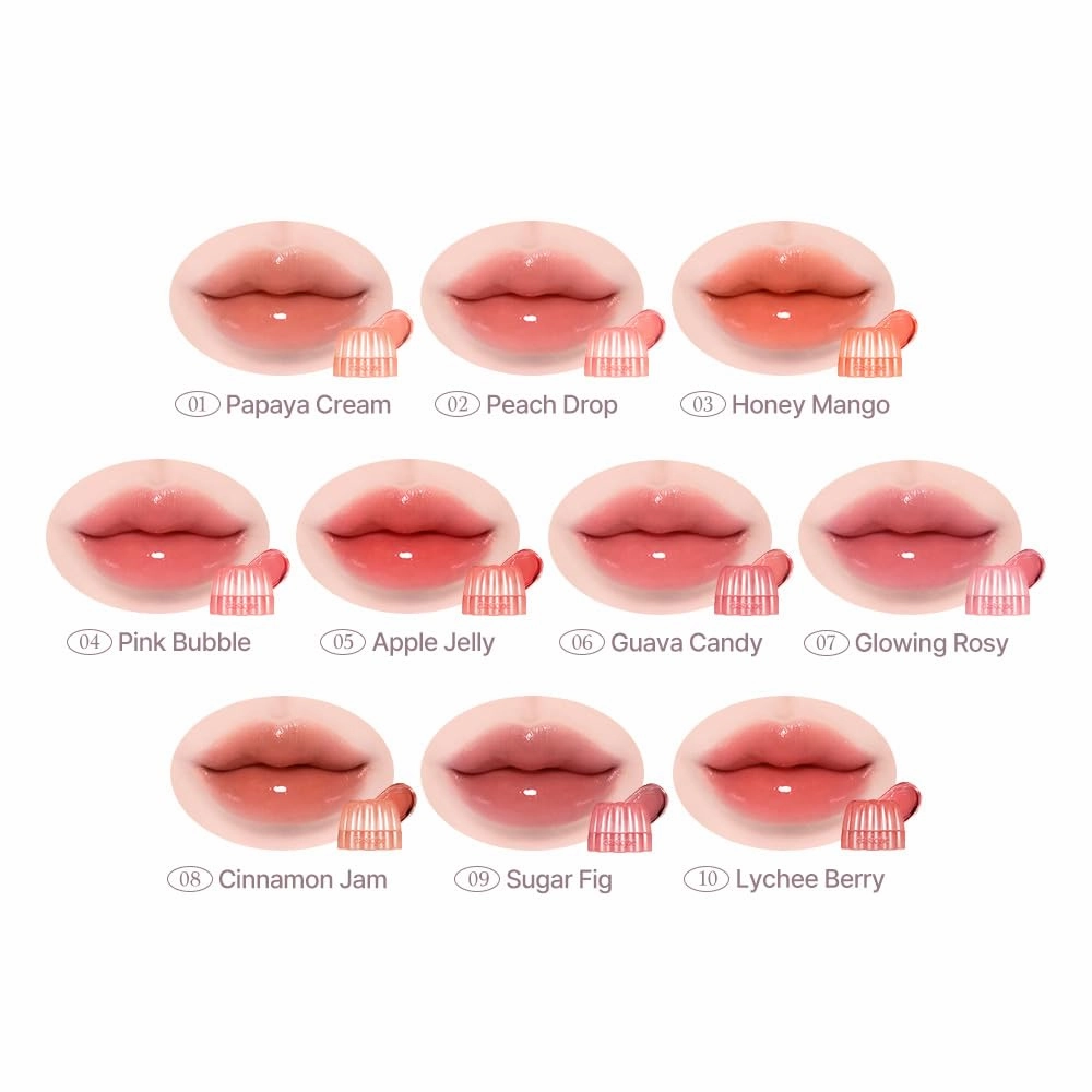 Dasique Chewing Glow Pot #07 Glowing Rosy 0.14 oz | Buildable & Variety of Colors | Bouncy Texture | Dewy Jelly Glow | K-beauty (Glowing Rosy)