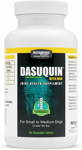 Dasuquin MSM Chewable Tablets Small/Med Dogs 84ct
