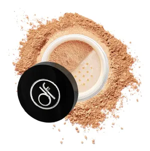 Dermaflage Mineral Powder Foundation - Full Coverage, Talc-Free & Lasting Matte Finish - Natural Ingredients with Antioxidants - Safe for Sensitive Skin & Made in USA - Bronze Medium