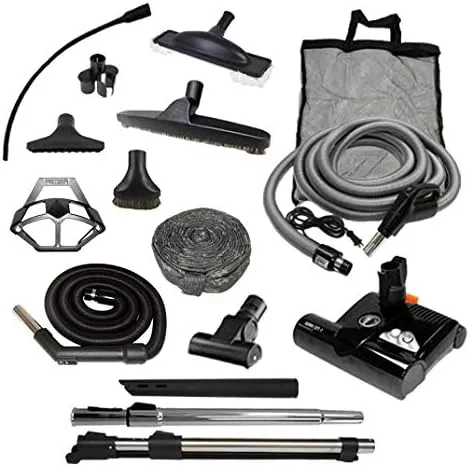 Diamond Central Vacuum Accessory Kit w/Sebo ET-1 (Pigtail, 35')