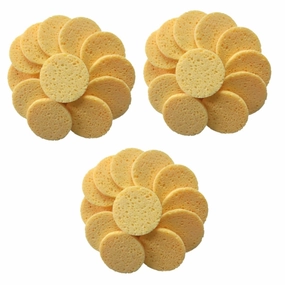 Didiseaon 60pcs Round Skin-friendly Makeup Cotton Pads Soft Face Cleaning Puff for Gentle Makeup Removal Daily Facial Cleansing Skin Color