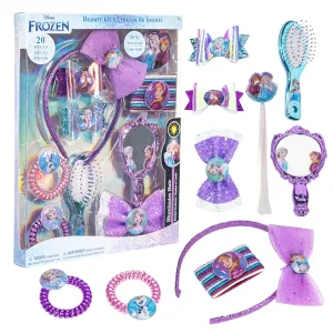 Disney Frozen 2 - Townley Girl Hair Accessories Set for Kids, Perfect for Parties, Ages 3 , 20 Pcs
