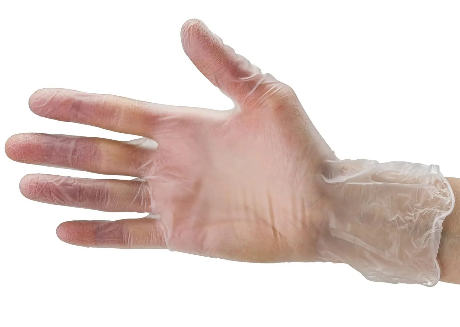 Disposable Plastic Vinyl Clear Gloves (Large, 200, Count)